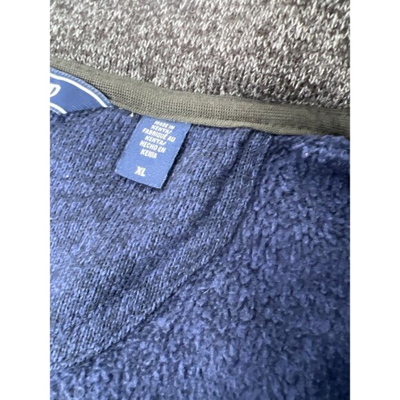 Izod‎ Mens XL Quarter-Zip Heathered Pullover Sweater - Picture 6 of 6